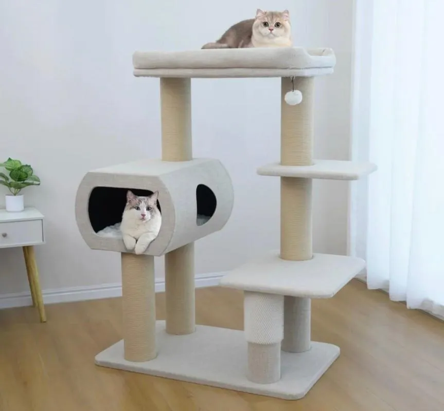 Costco Offers 5-Level Cat Tree for Enhanced Feline Enrichment
