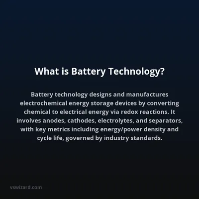 What is Battery Technology?