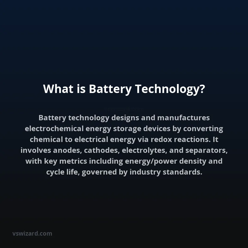 What is Battery Technology?