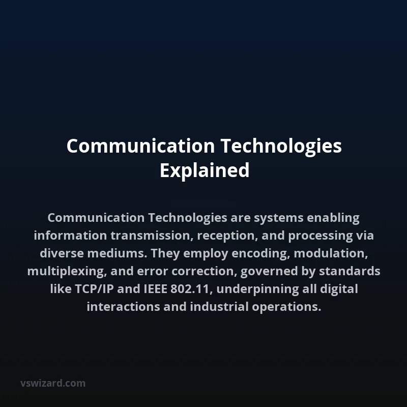 Communication Technologies Explained