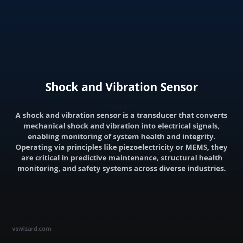 Shock and Vibration Sensor