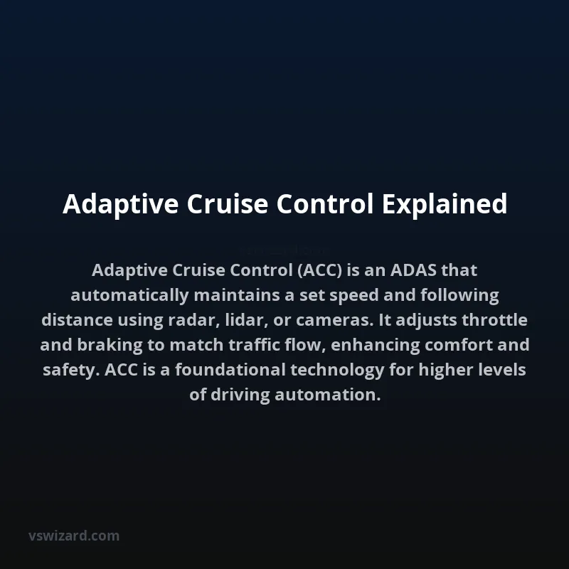 Adaptive Cruise Control Explained