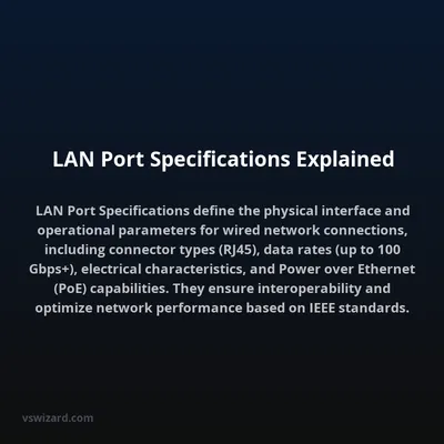 LAN Port Specifications Explained