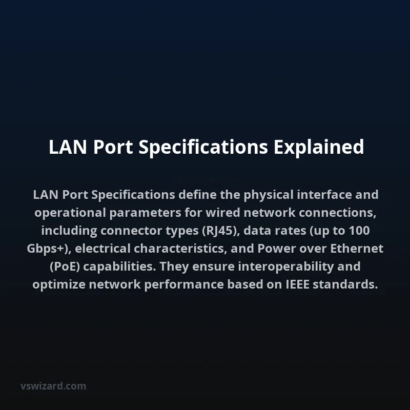 LAN Port Specifications Explained