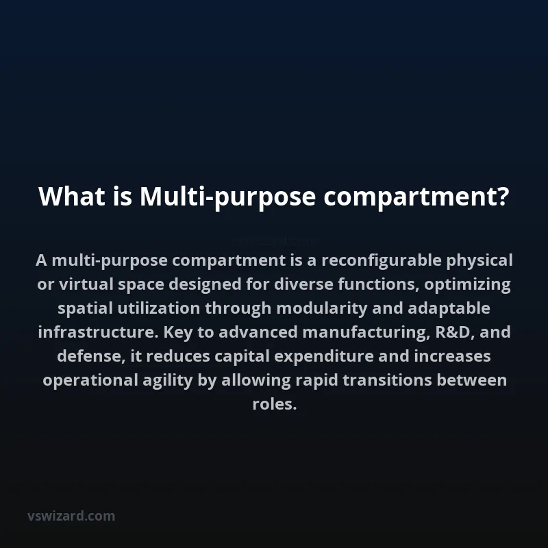What is Multi-purpose compartment?
