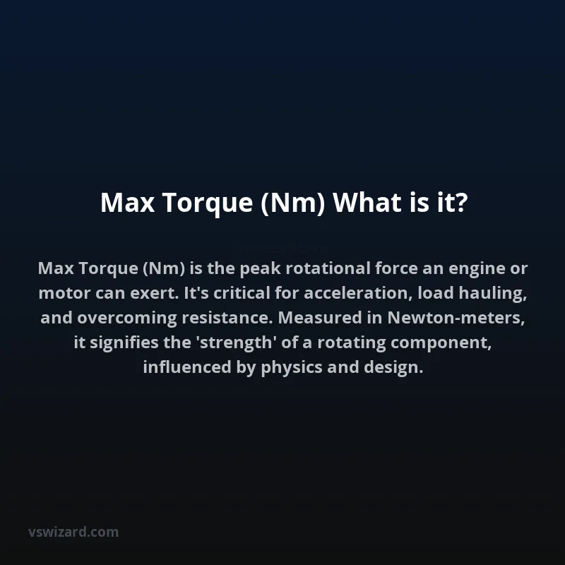 Max Torque (Nm) What is it?