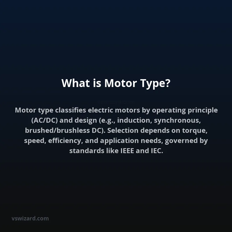 What is Motor Type?