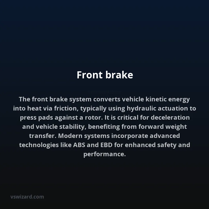 Front brake