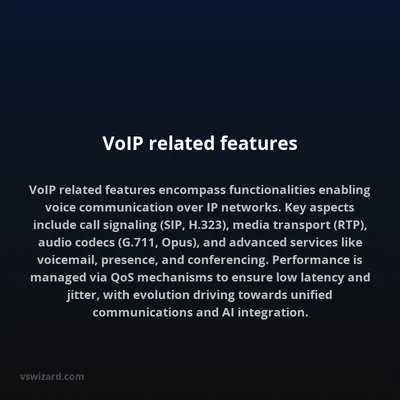 VoIP related features