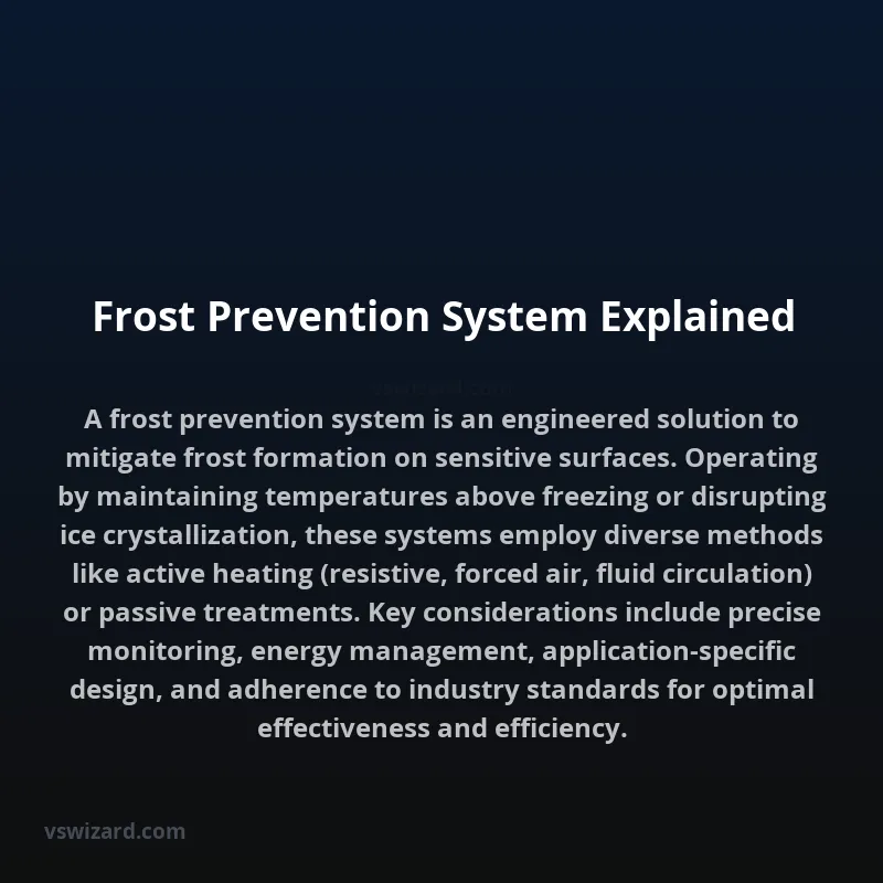 Frost Prevention System Explained