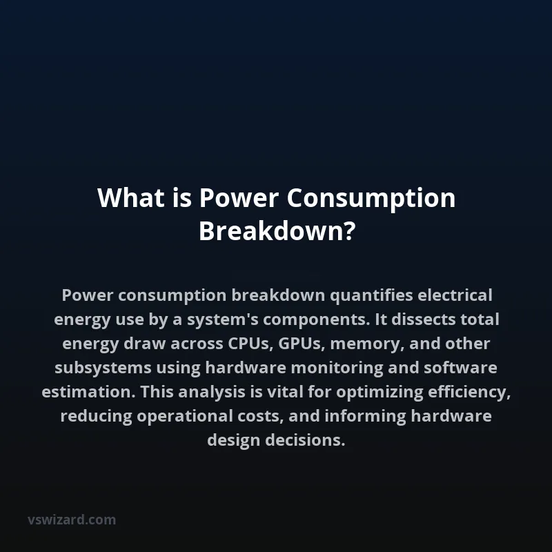 What is Power Consumption Breakdown?