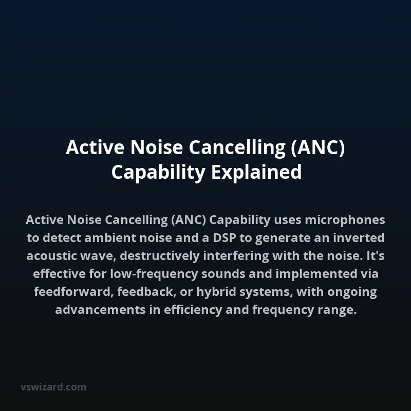 Active Noise Cancelling (ANC) Capability Explained
