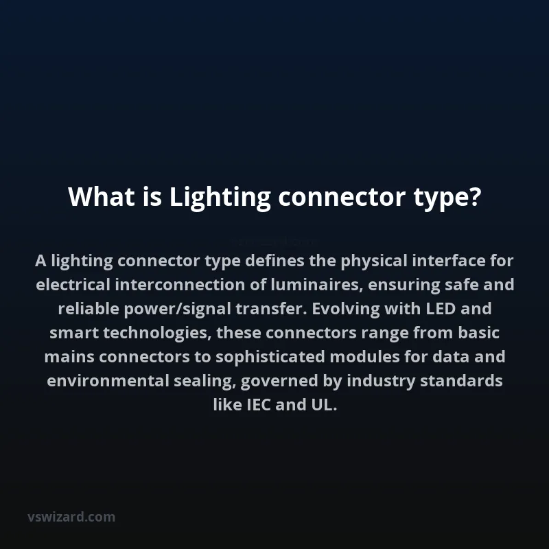 What is Lighting connector type?