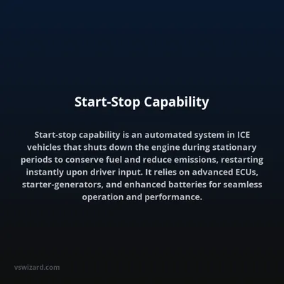 Start-Stop Capability