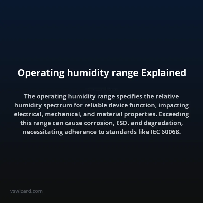 Operating humidity range Explained