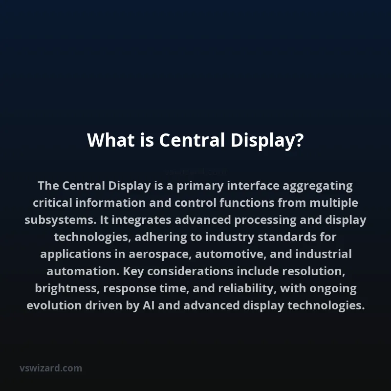 What is Central Display?