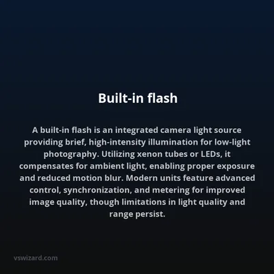 Built-in flash