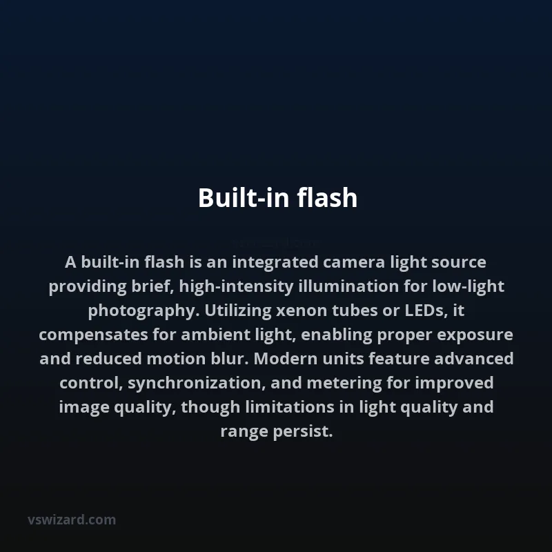 Built-in flash