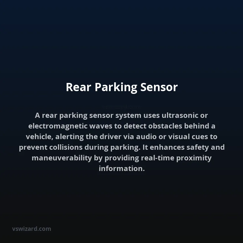 Rear Parking Sensor