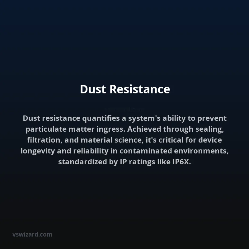 Dust Resistance