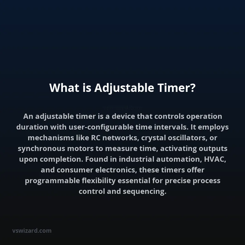 What is Adjustable Timer?
