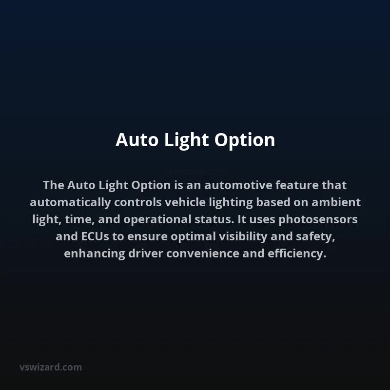 Auto Light Option