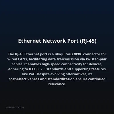 Ethernet Network Port (RJ-45)