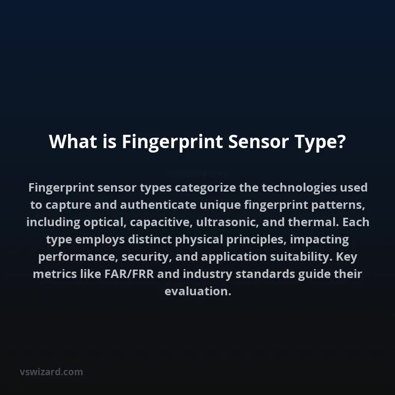 What is Fingerprint Sensor Type?