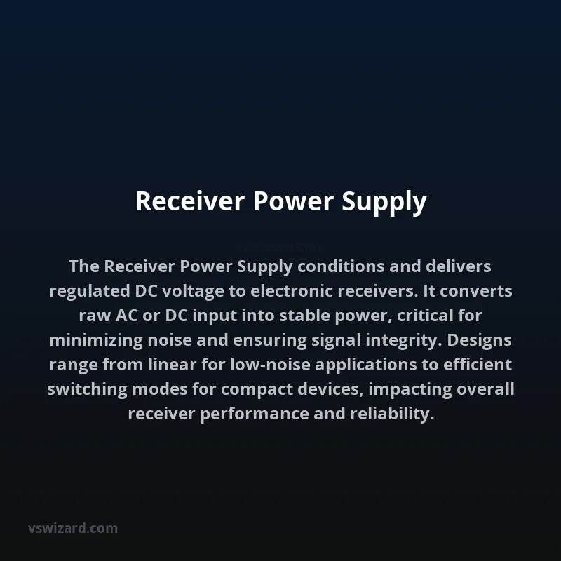 Receiver Power Supply