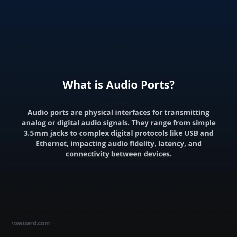 What is Audio Ports?