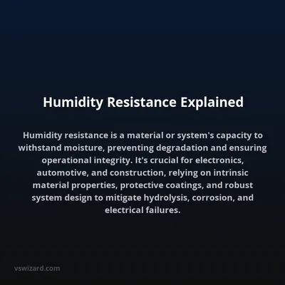 Humidity Resistance Explained