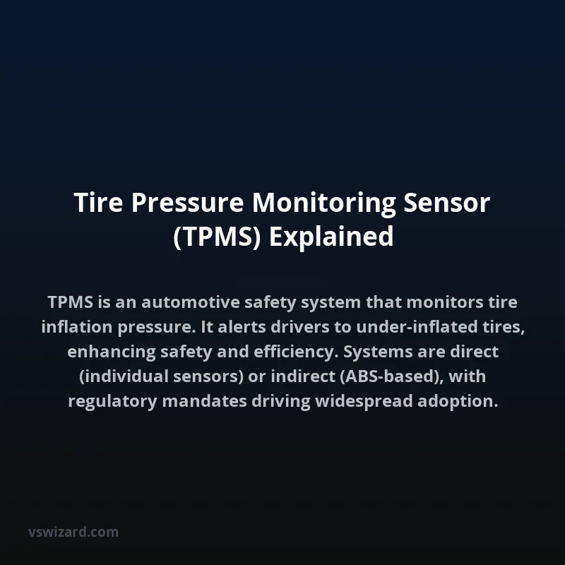 Tire Pressure Monitoring Sensor (TPMS) Explained