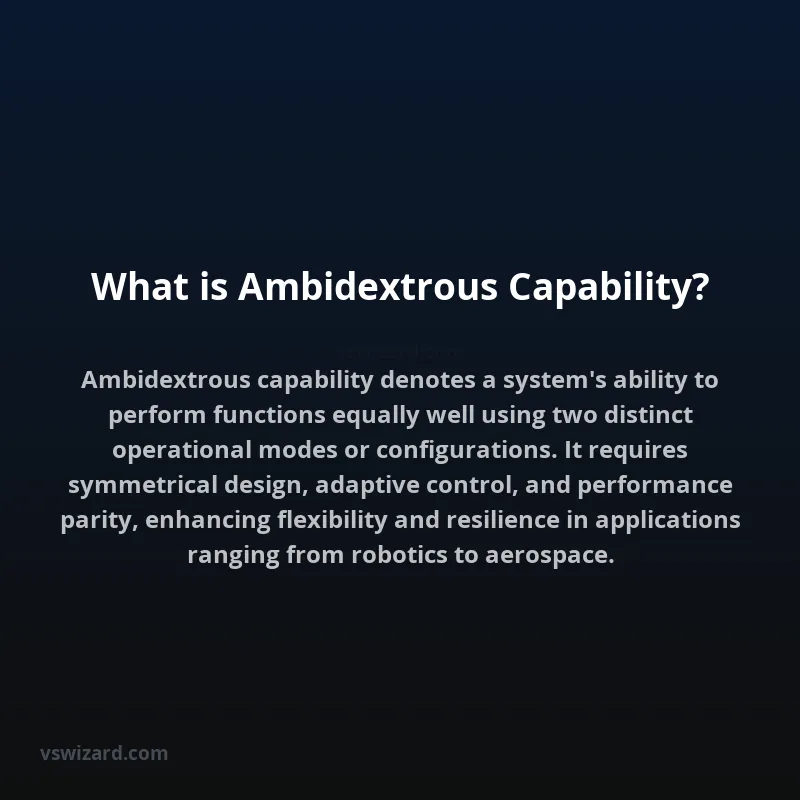 What is Ambidextrous Capability?