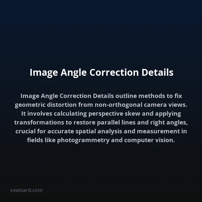 Image Angle Correction Details