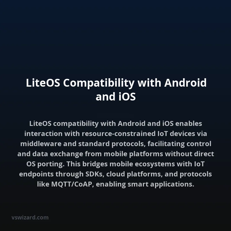 LiteOS Compatibility with Android and iOS
