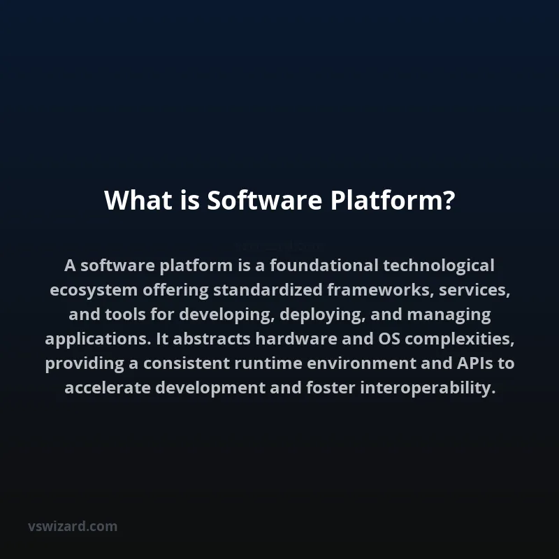 What is Software Platform?