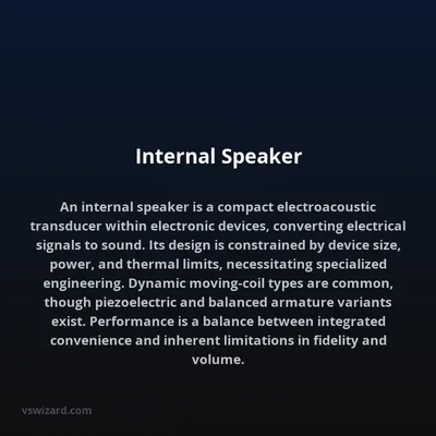 Internal Speaker