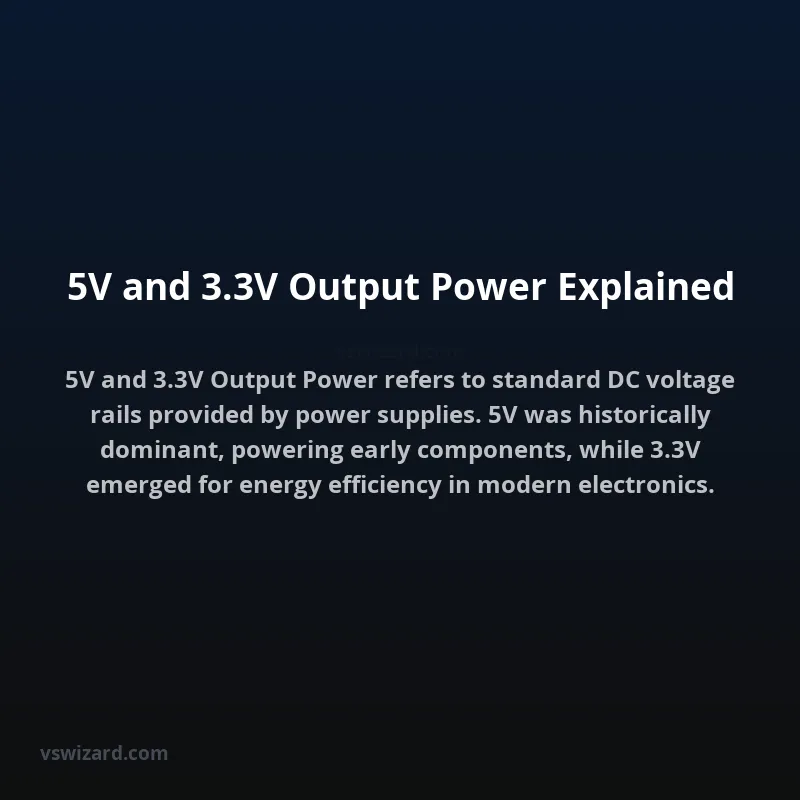 5V and 3.3V Output Power Explained