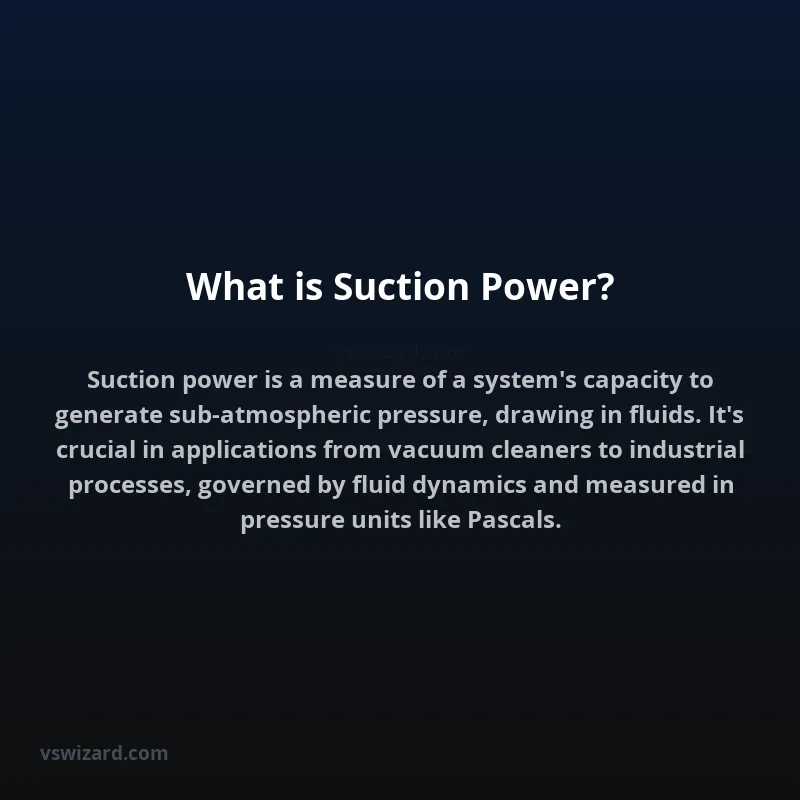 What is Suction Power?