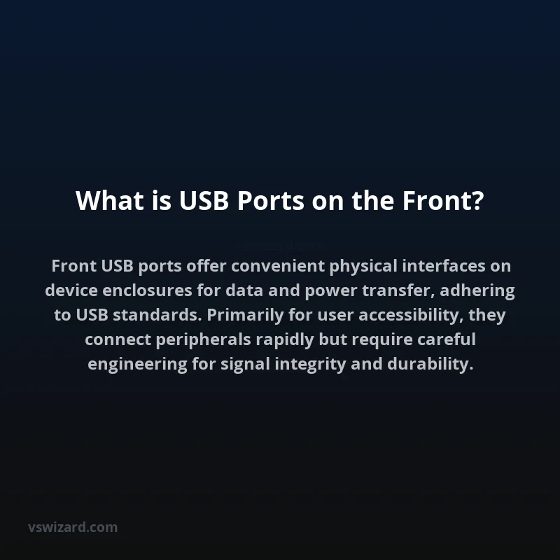What is USB Ports on the Front?