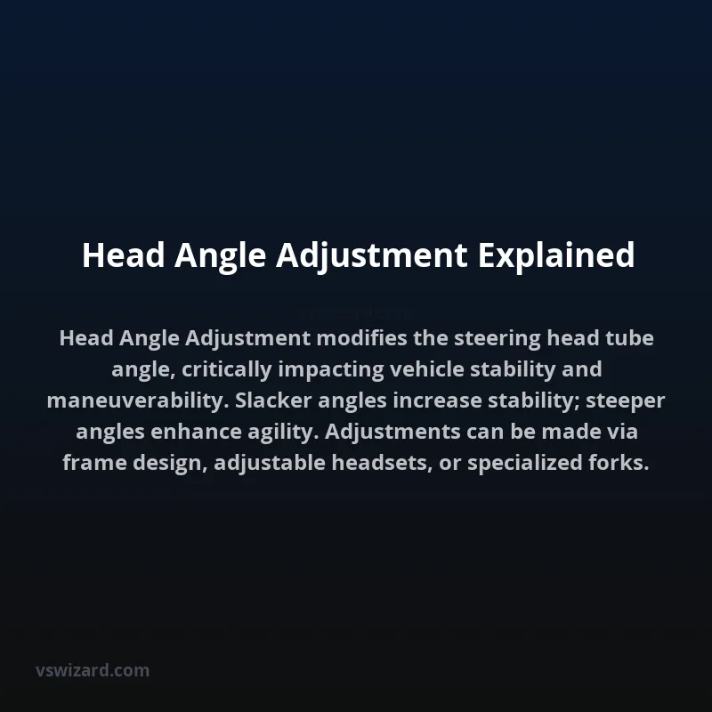 Head Angle Adjustment Explained