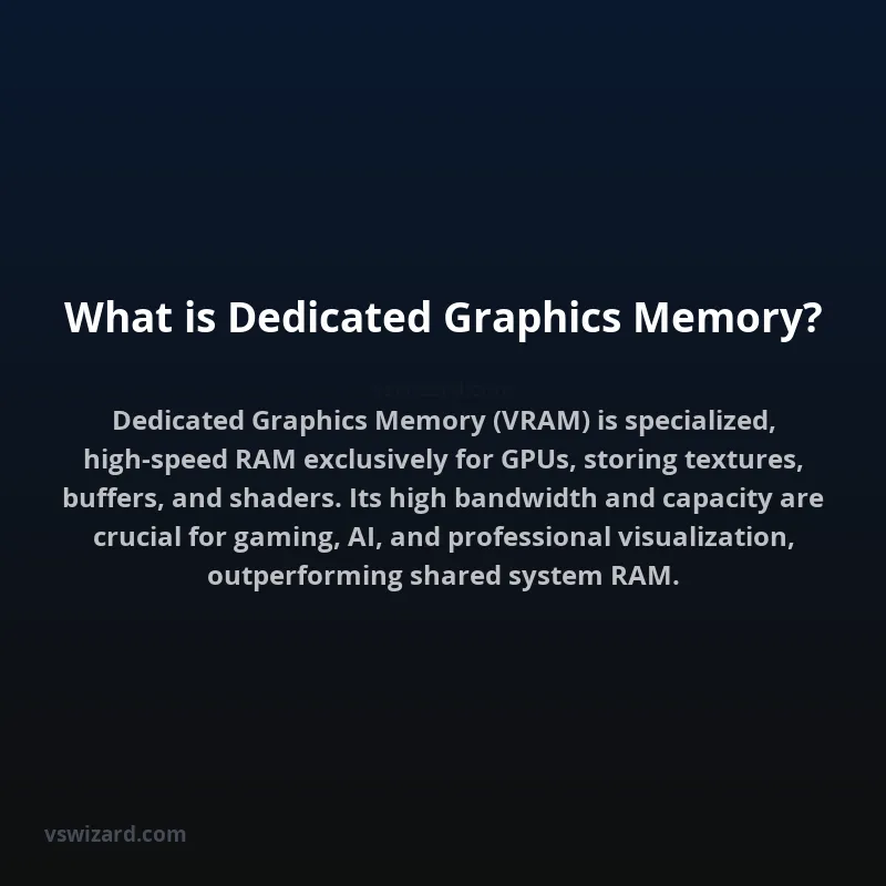 What is Dedicated Graphics Memory?