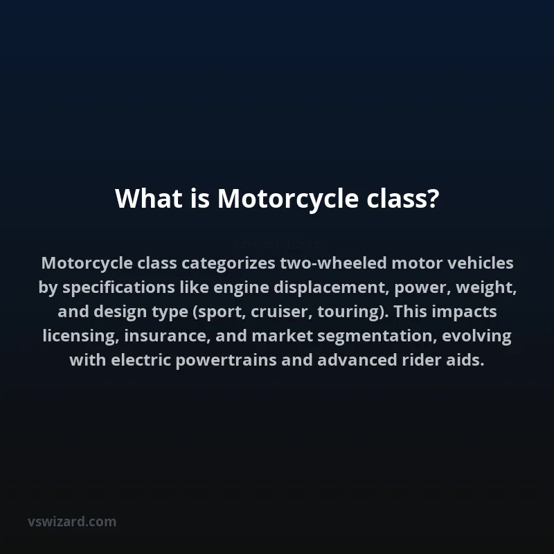 What is Motorcycle class?