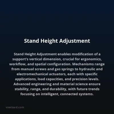 Stand Height Adjustment