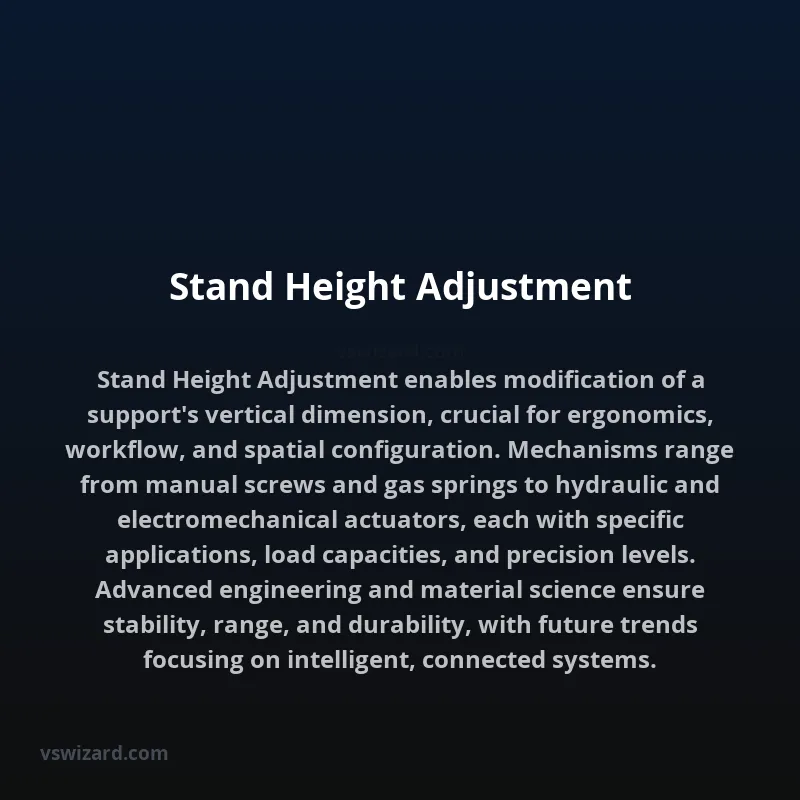 Stand Height Adjustment