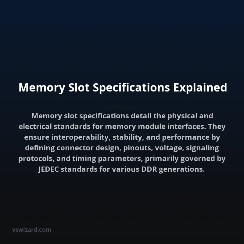Memory Slot Specifications Explained