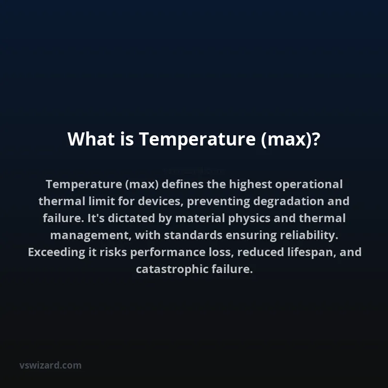 What is Temperature (max)?