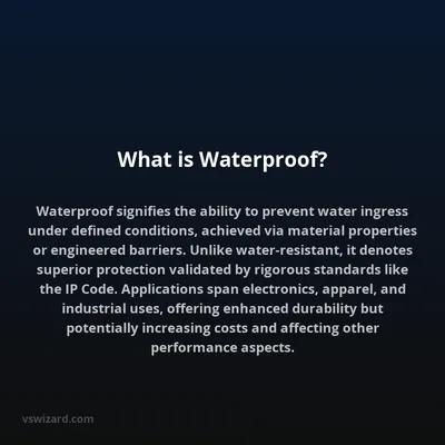 What is Waterproof?