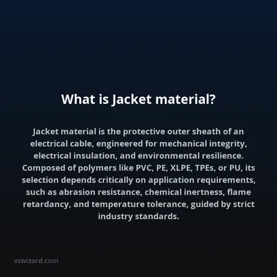 What is Jacket material?