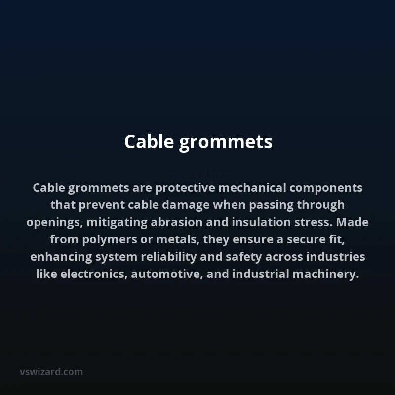 Cable grommets